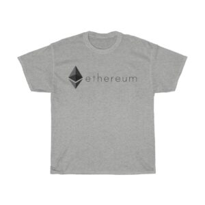 Ethereum crypto Unisex Heavy Cotton Tee tshirt shirt blockchain