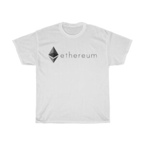 Ethereum crypto Unisex Heavy Cotton Tee tshirt shirt blockchain