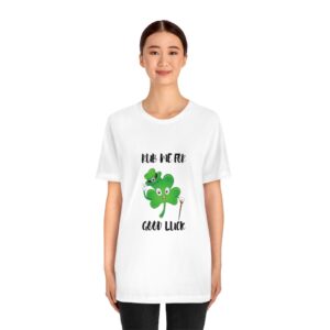 Saint Patricks Day, Shamrock Unisex Jersey Short Sleeve Tee