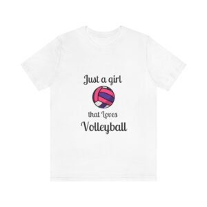 Volleyball Unisex Jersey Short Sleeve Tee