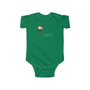 Saint Patrick’s Day Lucky Green Infant Fine Jersey Bodysuit