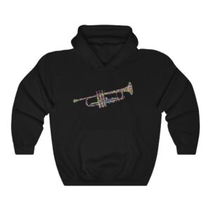 Colorful Trumpet Unisex Heavy Blend Hooded Sweatshirt