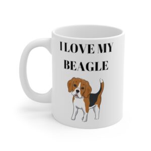 I Love My Beagle Mug 11 oz