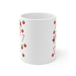 Cute Elf Candy Cane Mug 11oz