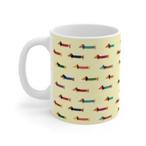 Mini Dachshund Mug – Doxie Mug – Weiner Mug – Love my Doxie Weiner Dachshund Mug 11oz