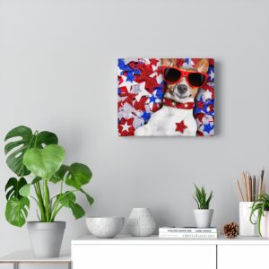 Copy of 4th of July Dog Canvas Gallery Wraps