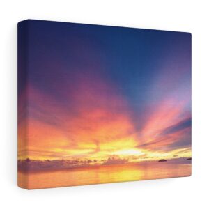 Beautiful Sunrise Canvas Gallery Wraps – elegant canvas – sunrise portrait – beautiful scenery – beautiful canvases