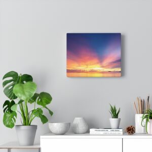 Beautiful Sunrise Canvas Gallery Wraps – elegant canvas – sunrise portrait – beautiful scenery – beautiful canvases