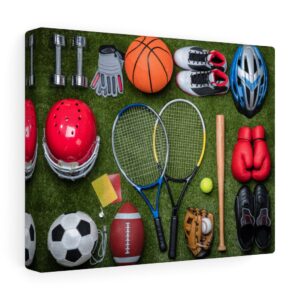 Sports Canvas Gallery Wraps – Football – Soccer – Basketball – Tennis – Boxing – Baseball – Crossfit