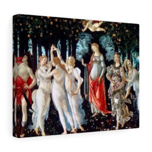 15th Century Primavera painting Art Canvas Gallery Wraps