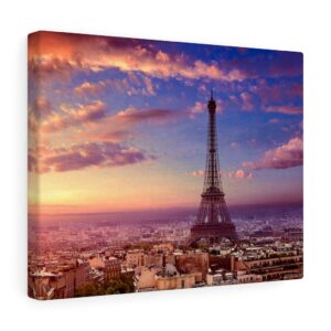 Paris Eiffel Tower Canvas Gallery Wraps