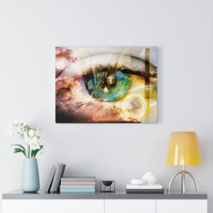 Jesus Christ Eye Cross Light Canvas Gallery Wraps