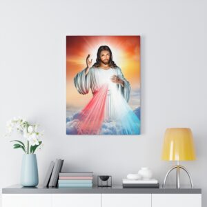 Divine Mercy Jesus Canvas Gallery Wraps divine jesus christ jesus in clouds jesus in heaven