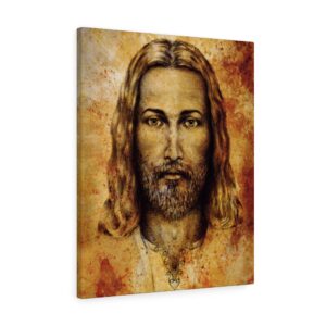 Face of Jesus – Jesus Christ – Roman Catholic – Savior – Bible – Holy – Son of God – Canvas Gallery Wraps