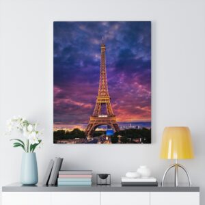 Eiffel Tower Paris France Canvas Gallery Wraps