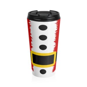 Santa Suit Stainless Steel Travel Mug