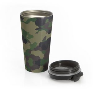 Camoflauge Stainless Steel Travel Mug