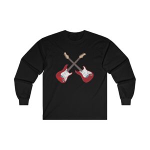 Electric Red Guitar Ultra Cotton Long Sleeve Tee