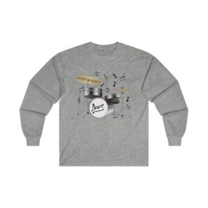 Drums Shirt – Loves Drums – Gift for drummer – Christmas – Birthday – Ultra Cotton Long Sleeve Tee