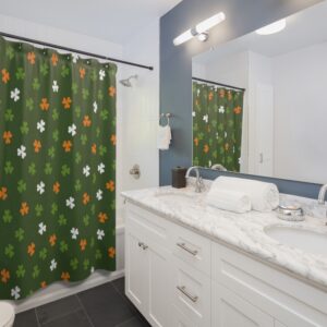 St Patrick’s Day Shamrock Shower Curtains