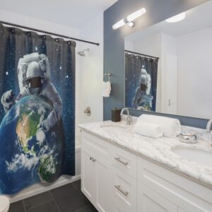 Galaxy Astronaut Shower Curtains