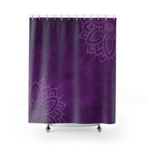 Purple Mandala Shower Curtains