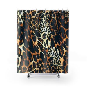 Leopard Pattern, Jaguar Pattern, Animal Fur Shower Curtains