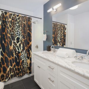 Leopard Pattern, Jaguar Pattern, Animal Fur Shower Curtains