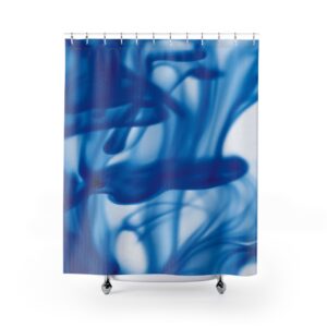 Blue Splash Shower Curtains