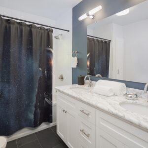 Galaxy Astronaut Space Stars Shower Curtains