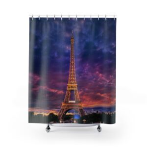 Eiffel Tower Paris France Shower Curtain