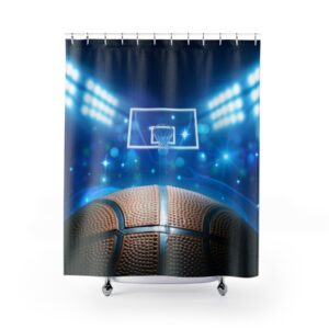Basketball Arena Hoop Court Shower Curtains