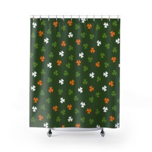 St Patrick’s Day Shamrock Shower Curtains