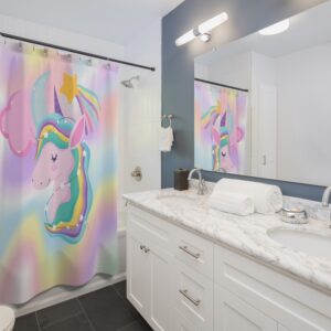 Unicorn Themed Shower Curtains