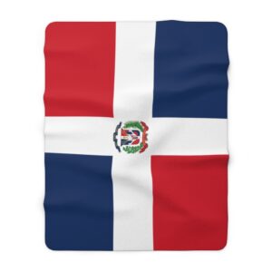 Dominican Sherpa Fleece Blanket