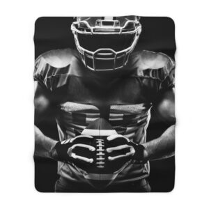 Football Player Duvet Cover – Football Bedding – Sherpa Fleece Blanket