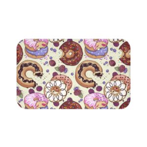 Donut Themed Bath Mat – Loves Donuts –  Donuts Bath Mat