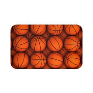 Basketball Bath Mat