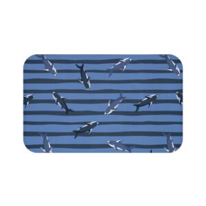 Blue Shark Bath Mat