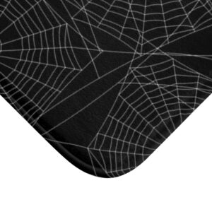 Spiderweb Halloween Bath Mat