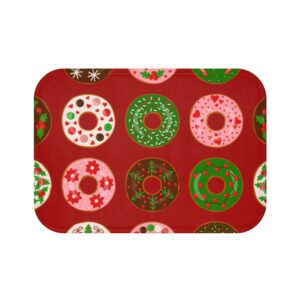 Christmas cookie Donut Bath Mat