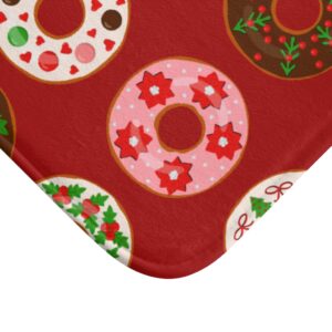 Christmas cookie Donut Bath Mat