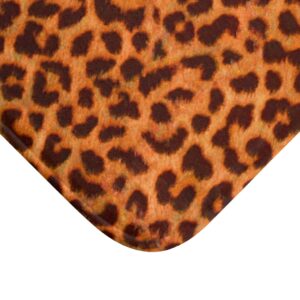 Leopard Print Bath Mat – Animal print bath mat