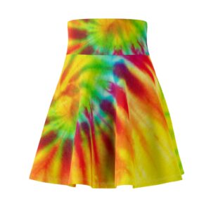 Rainbow Tie Dye Women’s Skater Skirt