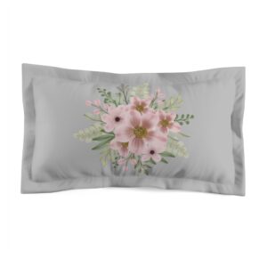 Floral Microfiber Pillow Sham