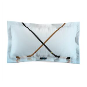 Ice Hockey Boys Room Bedding Decor Microfiber Pillow Sham