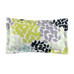 Leaves Pattern Microfiber Pillow Sham