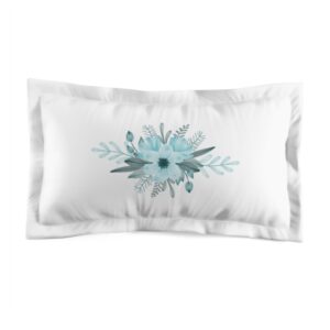 Floral Microfiber Pillow Sham