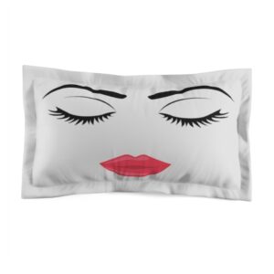 Beauty Face Girls Teen Bedding Room Microfiber Pillow Sham