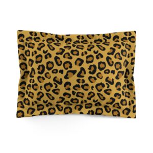 Leopard Animal Print Microfiber Pillow Sham